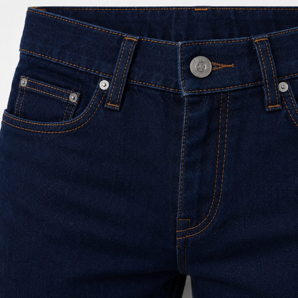 Dark Indigo Slim Fit Jeans | Loont Stheken