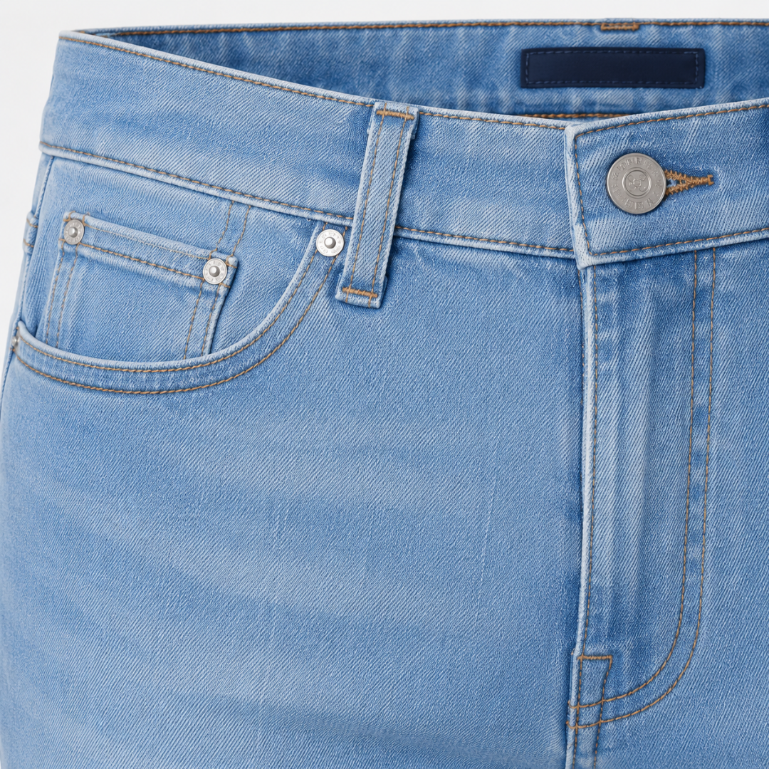 Light Blue Slim Fit Jeans | Loont Stheken