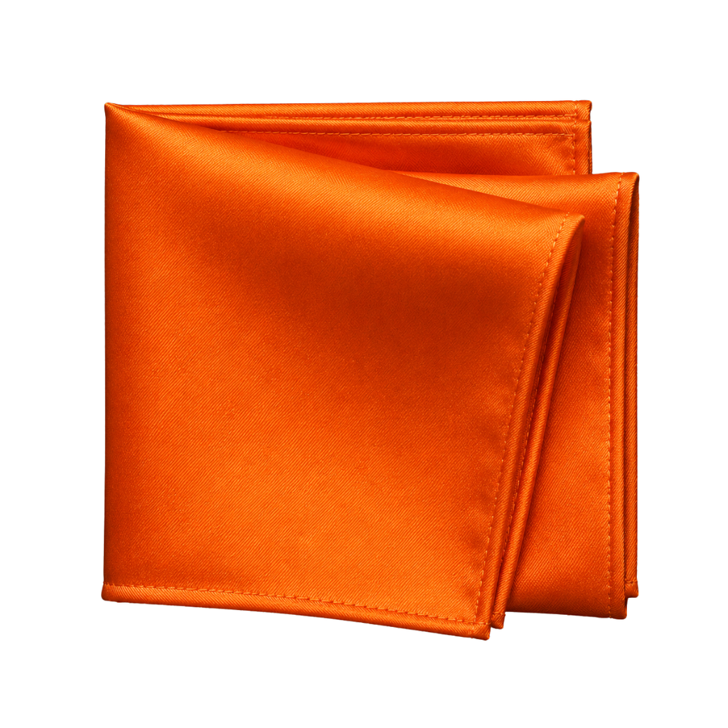 Burnt Orange Silk Pocket Square | Loont Stheken
