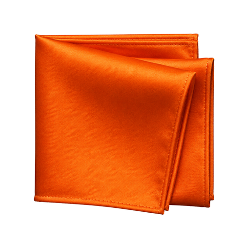 Burnt Orange Silk Pocket Square | Loont Stheken
