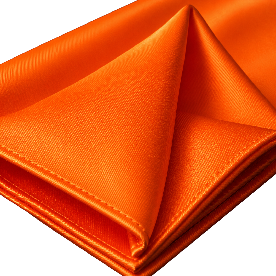 Burnt Orange Silk Pocket Square | Loont Stheken