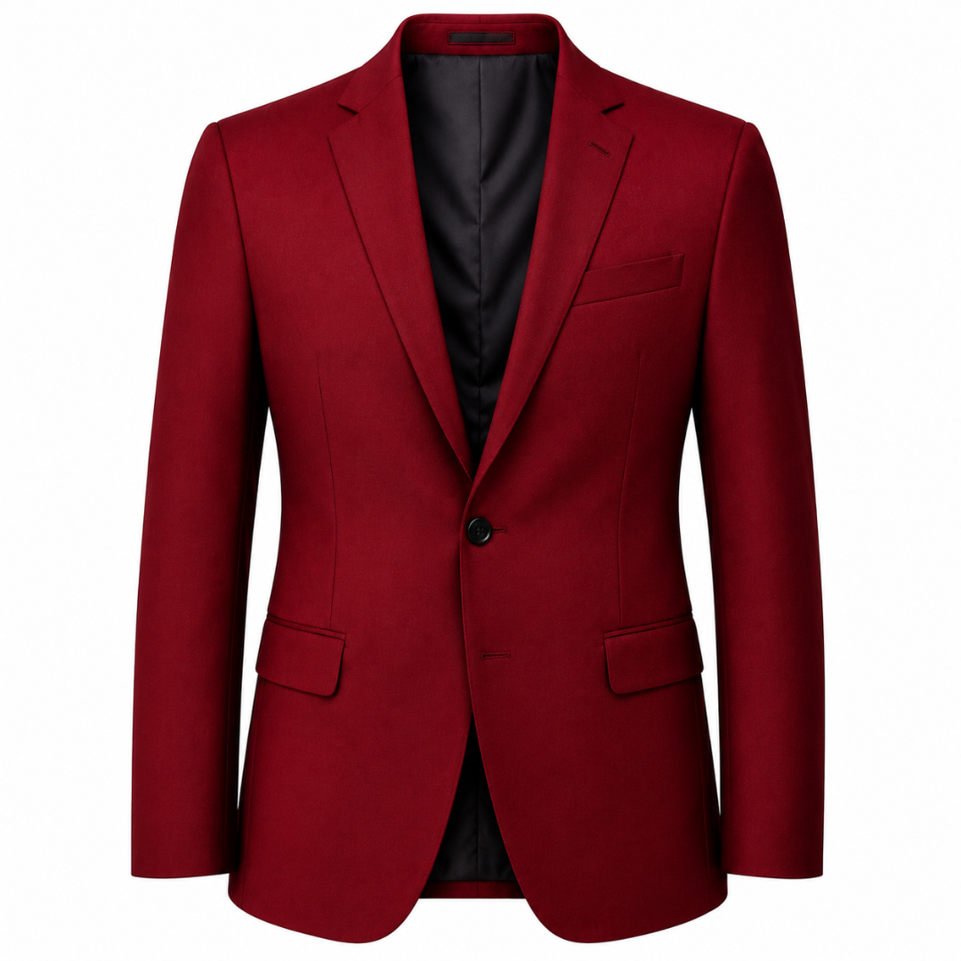 Burgundy Tailored Blazer | Loont Stheken