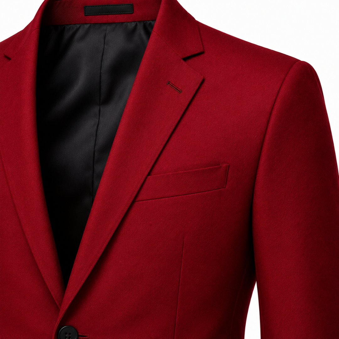 Burgundy Tailored Blazer | Loont Stheken